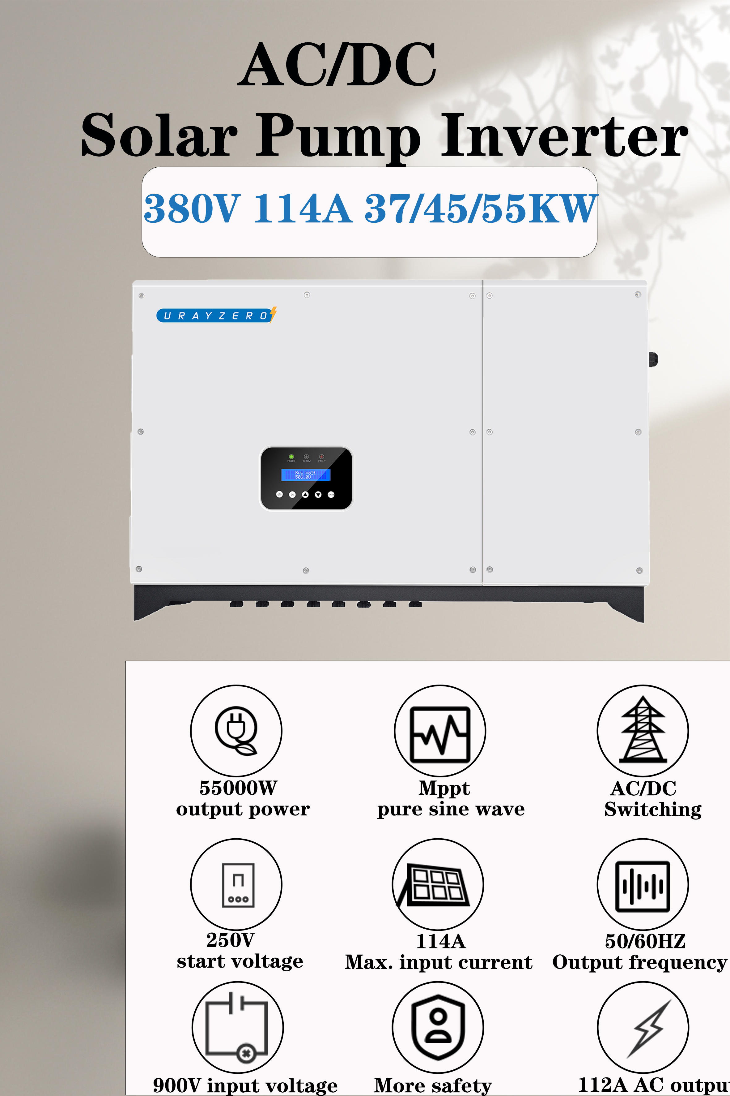 LWS37-55kw solar pumping inverter